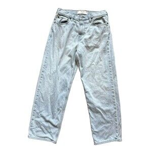 Hollister Baggy Jeans Women’s Size 30 x 30 Light Wash HIgh Rise